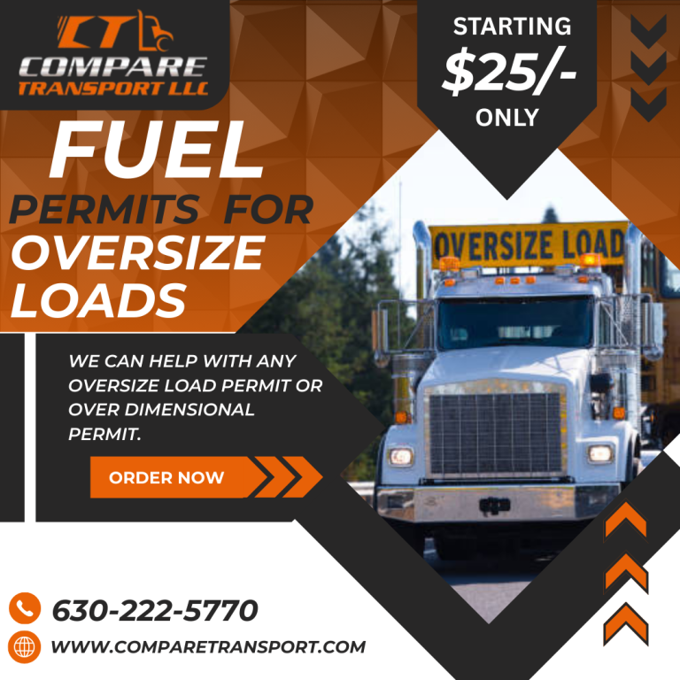Fuel permits for oversize loads