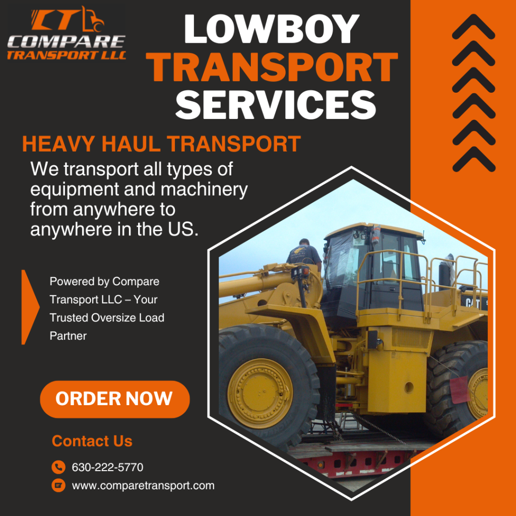 Lowboy Trucking Transport Services