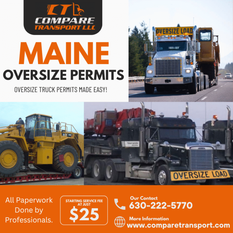 Maine Oversize Overweight Permits Regulations