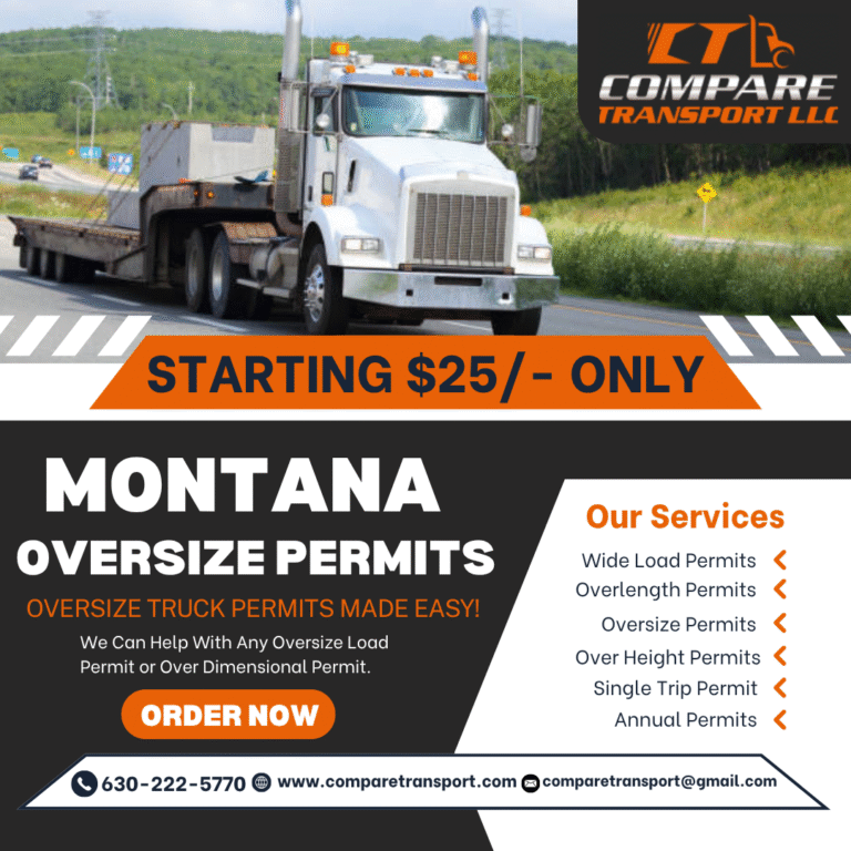Montana Oversize Overweight Permits Rules and Requirement