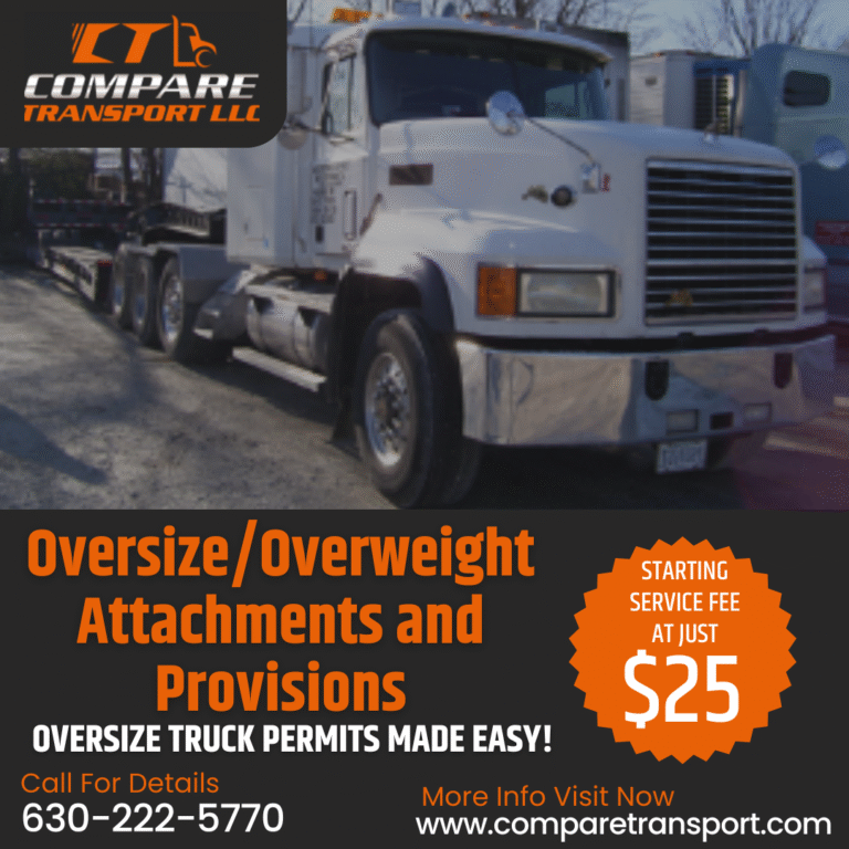 Oversize Overweight Attachments and Provisions