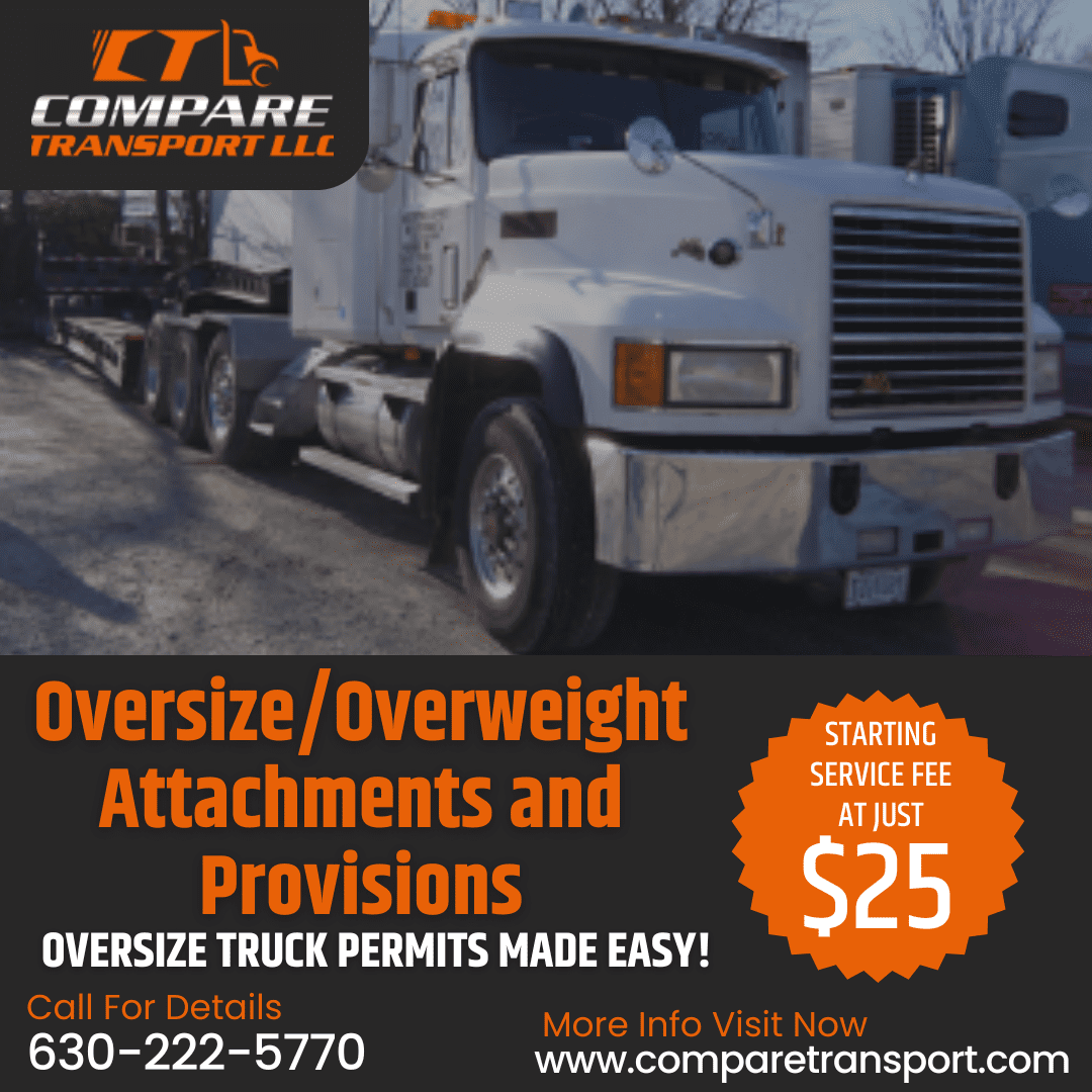 Oversize Overweight Permit Provisions Sheet | Call 630-222-5770