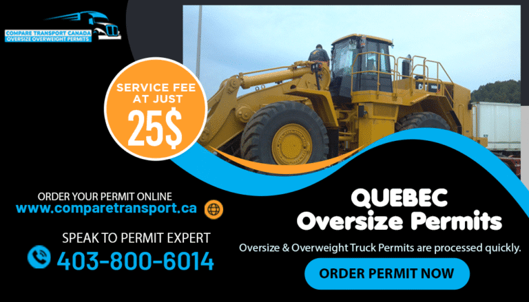 Quebec Oversize Permits Regulations and information Services