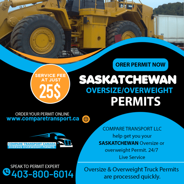 Saskatchewan oversize permitS