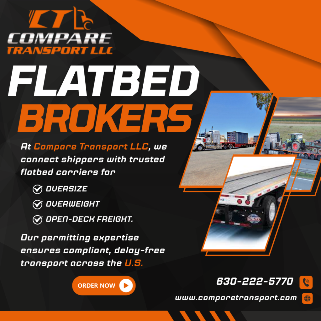 Flatbed Freight Brokers Freight Brokerage Services