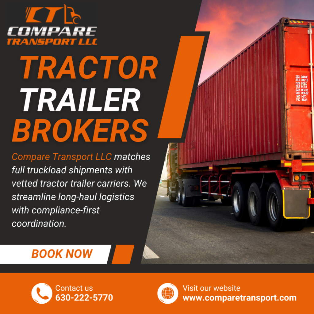 Tractor Trailer Freight Broker Services
